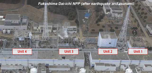 Fukushima Dai-ichi NPP (after earthquake and tsunami)