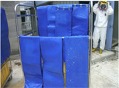 Installation of a shielding wall at Unit 2